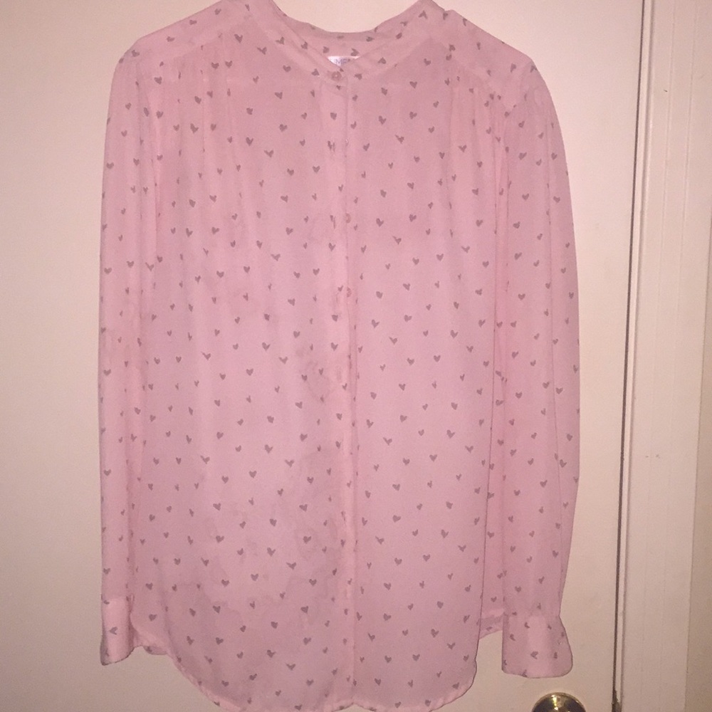 Long sleeved button down shirt